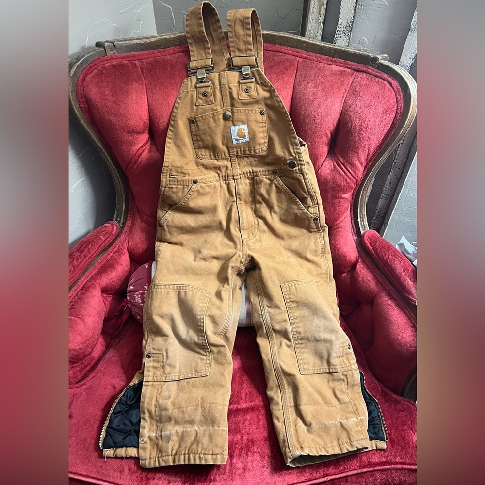 Carhartt quilted overalls
